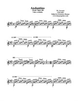 Andantino (from Op.60). Music only